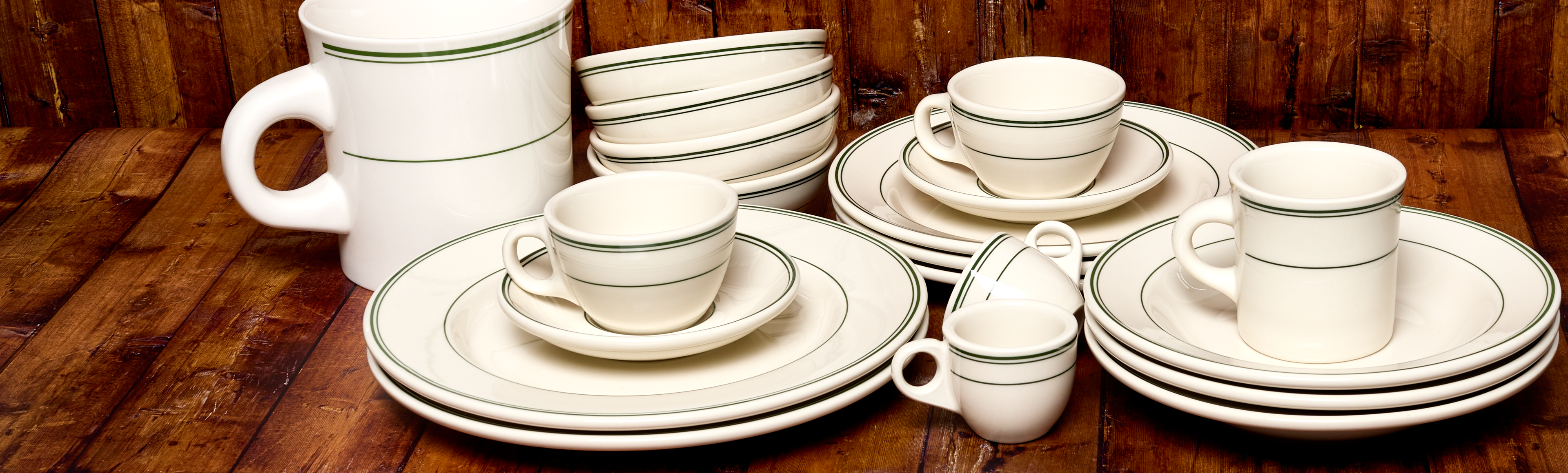 Classic Greenband Restaurantware – Fishs Eddy Classic Greenband Restaurantware – Fishs Eddy