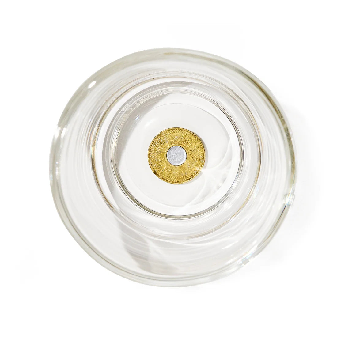 MTA - NYC SUBWAY TOKEN GLASS - BULLSEYE ('86-'95)