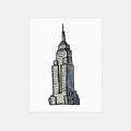 NYC POSTCARD SET BY BEN LENOVITZ (SET OF 10) (4.5"X5.5")