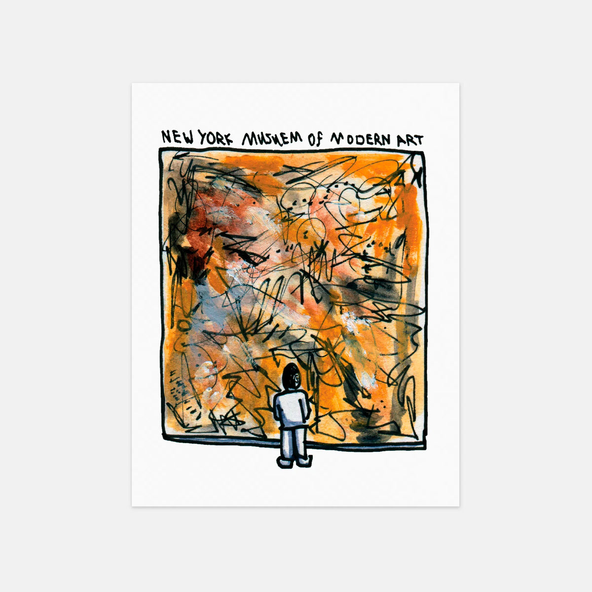 NYC POSTCARD SET BY BEN LENOVITZ (SET OF 10) (4.5"X5.5")