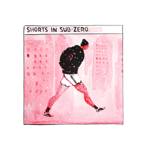 SHORTS IN SNOW BY GRANT SHAFFER (8.5