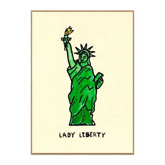 LADY LIBERTY BY BEN LENOVITZ (5"X7")