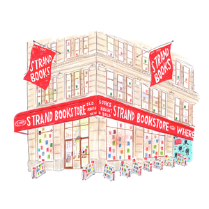 THE STRAND BOOKSTORE BY JOEL HOLLAND (8''X8'')